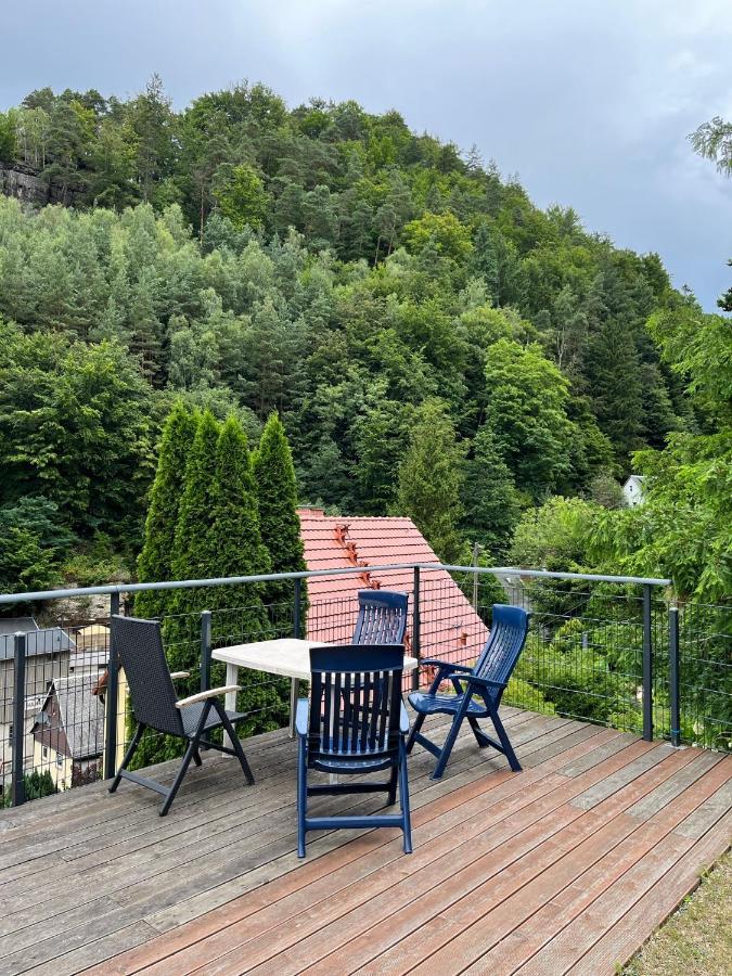 Pension Alpenrose Bad Schandau Exterior foto
